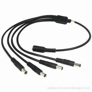 DC Female to 8 Male Splitter Power Adapter for CCTV Camera